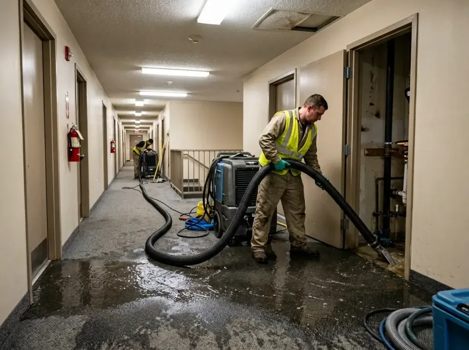 multi-unit-apartment-hallway-f-005 — frequently asked questions, Emergency Burst Pipe Water Extraction & Removal in Alma, GA